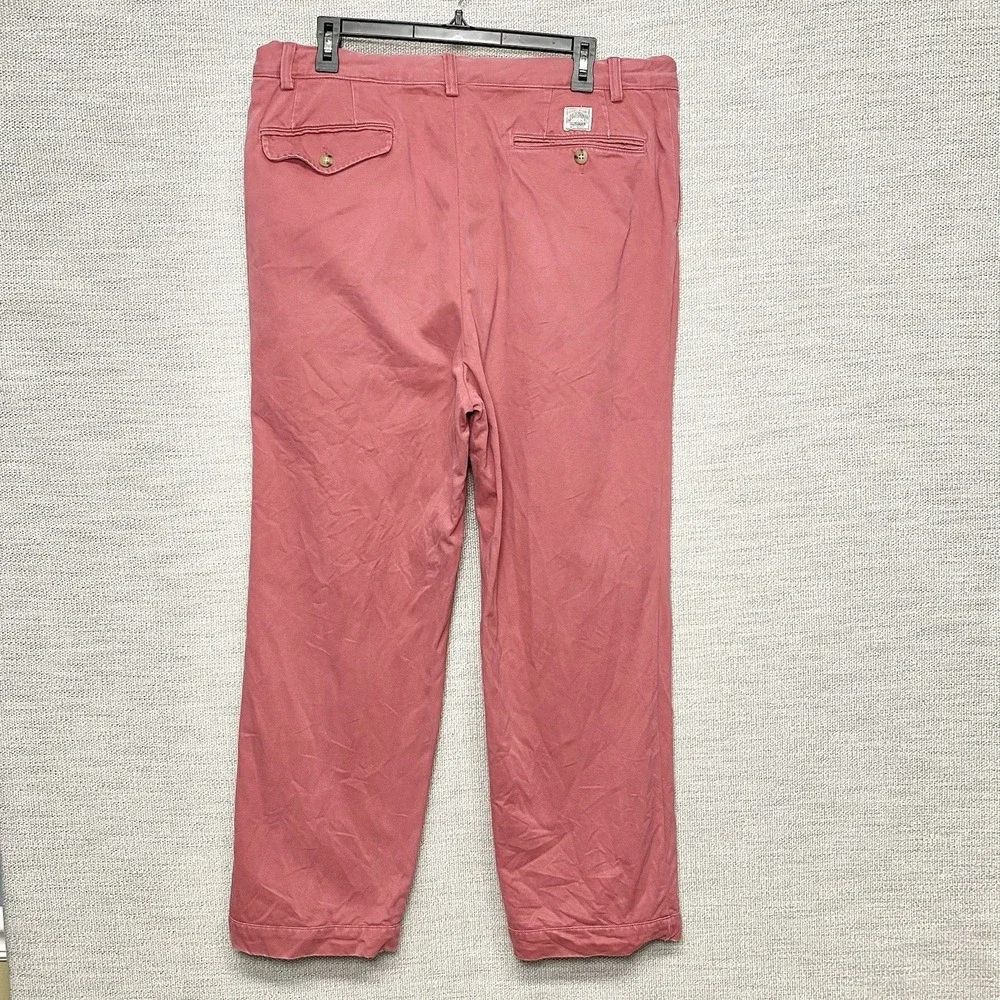 Polo Ralph Lauren Whitman Pant (36x28) Relaxed Fit Pleated Preppy Bubblegum Pink